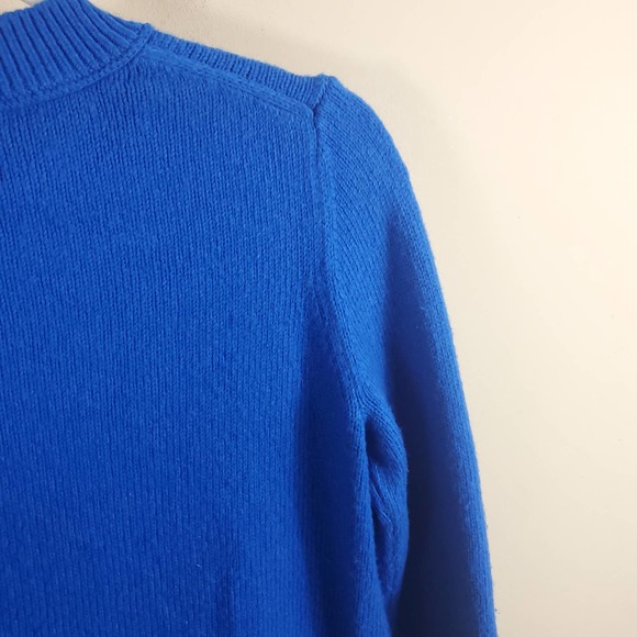 Banana Republic Blue Mockneck Sweater Size S - Picture 9 of 12